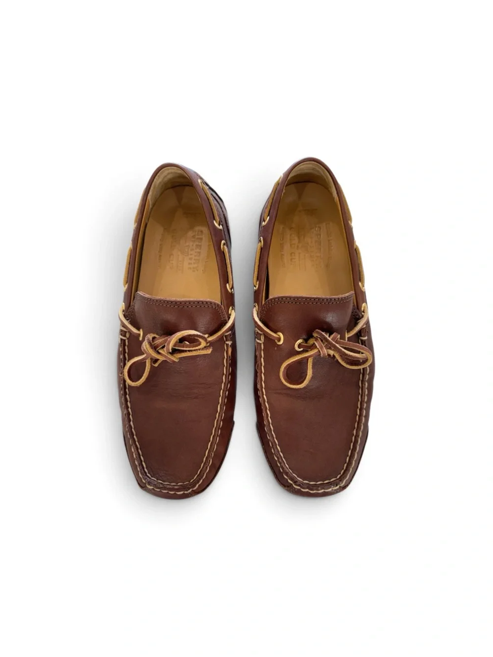 Sperry Gold Cup Harpswell Leather Drivers Size 8.5